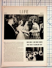 1939 LIFE Magazine Pages Society Debutantes Brenda Frazier Eleanor Roosevelt picture