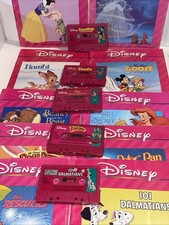 N32 Vintage 90s Disney Collection Lot Read Along BOOKS And Cassettes W Songs picture