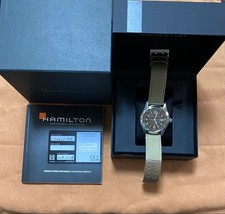 Hamilton Khaki Field Automatic 39mm Black Dial Men's Watch picture