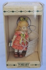 Vintage Toriart Sarah Kay Special Day Christmas Ornament w/Box 2-3/4