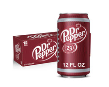 dr pepper soda pop 12 fl oz 12 pack cans picture