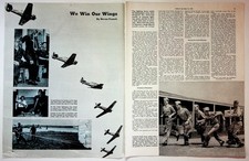 Collier's Magazine Article 1948 WWII Era Aviation Training Cadets Pilots Planes picture