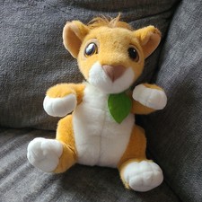 1993 Mattel Authentic Disney The Lion King Simba Talking Plush Toy Tested Read picture