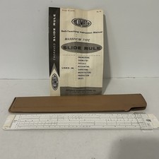 Vintage Pocket SLIDE RULE: ACU-MATH no 40 With Original sleeve Pamphlet picture