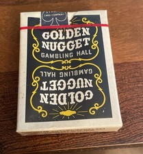 1960s Sealed Golden Nugget Gambling Hall Deck Of Playing Cards Las Vegas Casino picture