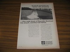 1965 Print Ad Duracraft Boats Made with Reynolds Aluminum Richmond,VA picture
