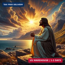 Christianity Diamond Painting Kits for Adults - Jesus Prayers DIY 5D Diamond Art picture