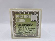 Vintage 1970'S DELUXE PHOTO CUBE ~ Holds 6  3