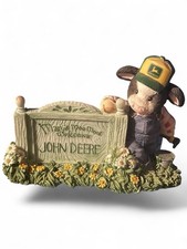 Vintage Enesco JohnDeere Collectible Mary's Moo Moos  498629 Cow Welcome Sign picture