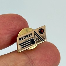 Vtg Aeroquip Corp Jackson Michigan 10K Gold Pin Service Employee Award Aviation picture