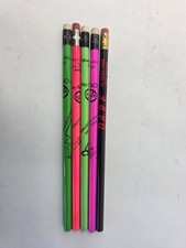 Vintage 5 No.2 Pencils 1980's Neon SAY NO TO DRUGS Schools Without Drugs picture