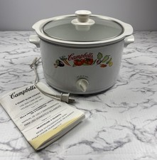 RARE Campbell's Soup Slow Cooker 4-Quart Slow Cooker 3 level Crock Pot (New) picture