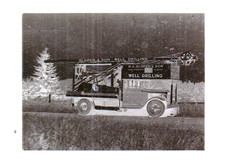 1920s photo film negative SLOPER & SON WELL DRILLING job work truck ALBANY OR NW picture