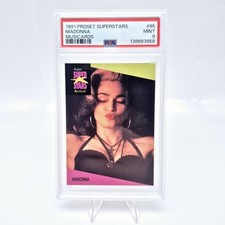 1991 Proset Superstars Madonna #65 PSA 9 Musicards picture