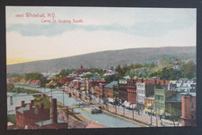 Canal Street Looking South Whitehall NY Unposted DB Postcard picture