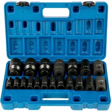 Impact Socket Set 1/2 Inches 19 Piece Impact Sockets, Standard Socket Assortment picture