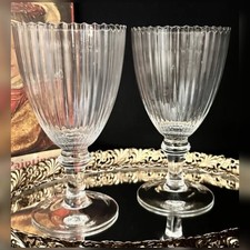 Lenox Butler's Pantry All Purpose Beverage Glasses Pair 20 Oz Optic Glass picture