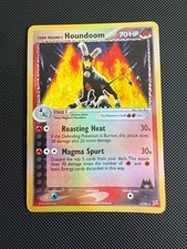 2004 Pokemon TEAM MAGMA'S HOUNDOOM #10/95 EX Team Magma vs Aqua Rare Holo ENG picture