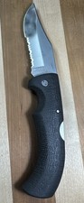 Gerber 650 Gator Lockback Folding Knife Portland Oregon USA Serrated Blade picture