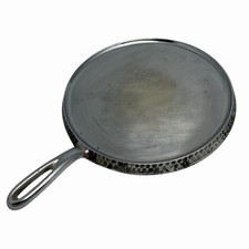 Chicago Hardware Foundry Hammered Griddle Chrome Plated Cast Iron CHF #999 VTG picture