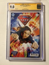 Adventures of Supergirl #6 CGC 9.0 SS signed Melissa Benoist ACTRESS RARE picture