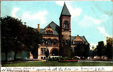Vintage Postcard Dayton Ohio 1907 Public Library picture