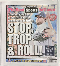 Gerrit Cole New York Yankees Tampa Bay Rays Game 1 ALDS New York Post 10/3/2026 picture