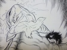 Original Hand-drawn Manga Artwork (Fuh-Un Kurozukin) 33 by Toshio MAEDA picture