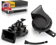 Horns Auto Horn 12V Car Horn Loud Dual-Tone Waterproof Electric Snail Hor picture
