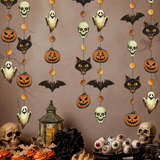 Vintage Halloween Decor Garland Set Retro Halloween Decorations for Trick or Tre picture