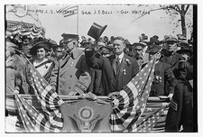 Photo:Mrs. C.S. Whitman, Gen. J.F. Bell, Gov. Whitman picture