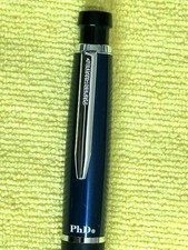 Paper Mate PhD Midnight Blue Ballpoint Pen, imperfections, 2nds, rated good picture