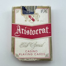 ARISTOCRAT Flamingo Hilton Las Vegas Casino Playing Cards Vintage Cut Corner picture