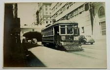c1950s CA RPPC Postcard San Francisco Trolley Streetcar Hotel Navarre cars KODAK picture