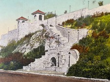 The Palisades Overlooking Kersey Coates Drive MO Vintage White Border Post Card picture
