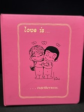 Vintage 1973 Love Is Trifold Binder Clipboard Original Cartoon Kim Casali K&M Co picture