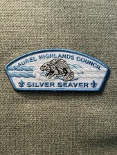 Boy Scout Patch - Laurel Highlands - Silver Beaver picture