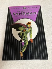 The Golden Age Sandman Archives Volume 1 1st Ed. 2004 EX Jim Amash Foreward picture
