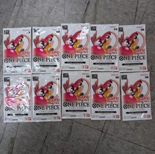 Round1 x One Piece Trading Card Game Promo Packs English Set Of 10 Packs IN HAND picture
