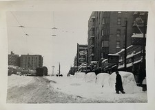 Vintage Photo New York City’s Biggest Snowfall Dec 27 1947 The Bronx Snapshot picture