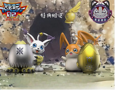QWMW Studio Digimon Patamon Resin Statue Tailmon Model in stock H4.3cm Painted picture