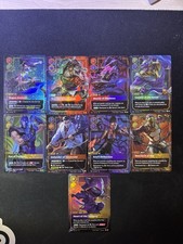 Riftbound TCG Vendetta Lot - 9 Legend Cards English Full Set of 9pcs Holo Foil picture