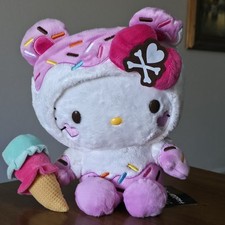 NWT tokidoki for Hello Kitty Ice Cream Donut Sprinkles Plush Doll Sanrio 2024 picture
