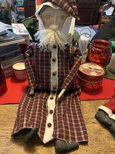 Grungy Prim St Nick Santa Handmade 2 picture