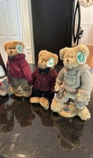 Bearington Bear Collection Lot of 3. With Original Stands picture