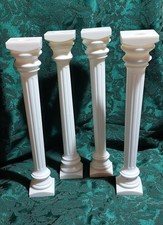 Lot of 4 Vintage Wilton Cake Pillars Large 14