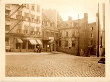 Hotel Notre Dame Street Scene Photograph 1920s Paris Montreal Silver Gelatin picture