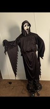 Spirit Ghost Face 6 ft Life-Size Halloween Animatronic Prop w/ Stand NO BOX picture