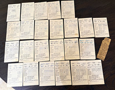 Lot of 24 Vintage 1950s Bisbee Arizona High School Report Cards & Newspaper Clip picture