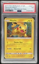 2017 Pokemon SM Black Star Promos #SM76 Pikachu PSA 7 picture